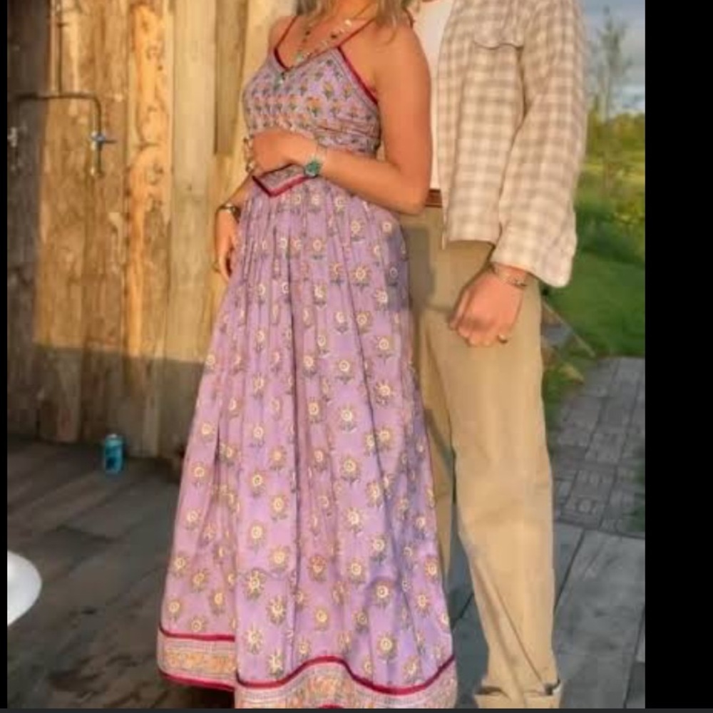 SOLD OUT 💜The Outlaw Dame sz Small, smocked maxi dress